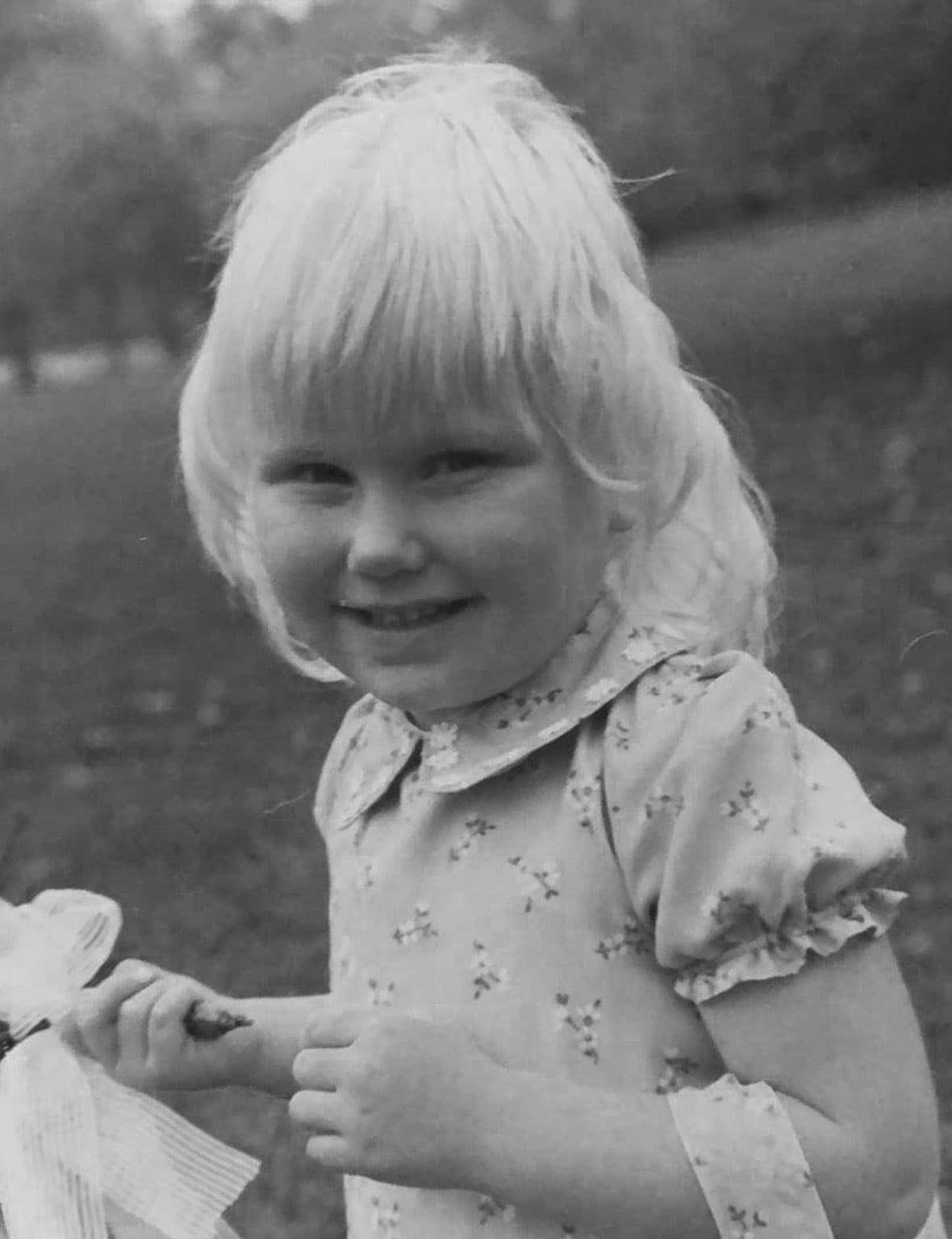 Jeugdfoto van Manuela van der Ploeg