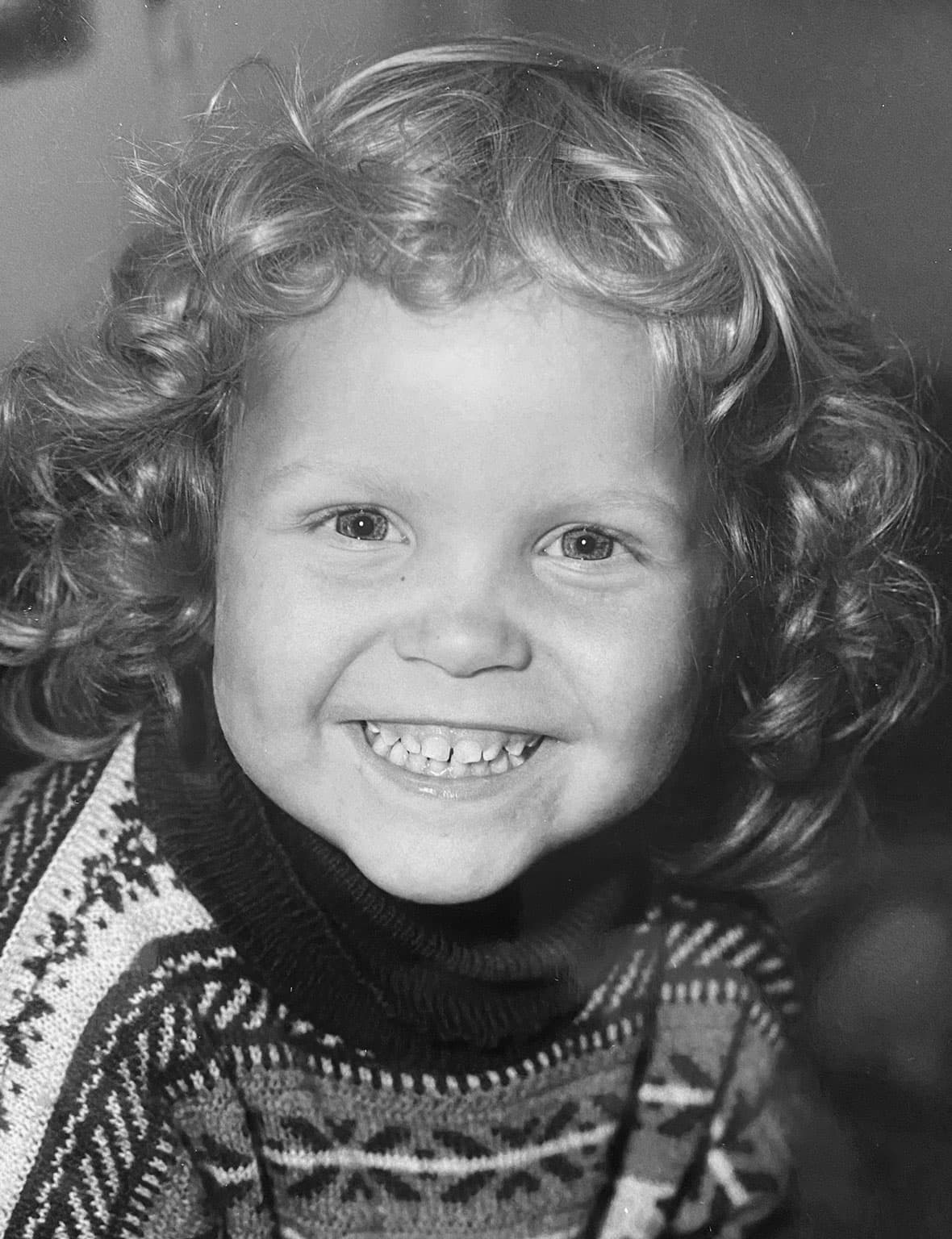 Jeugdfoto van Nicole van den Berg