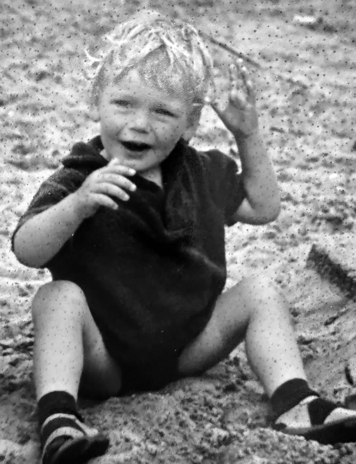 Jeugdfoto van Raymond van der Ploeg