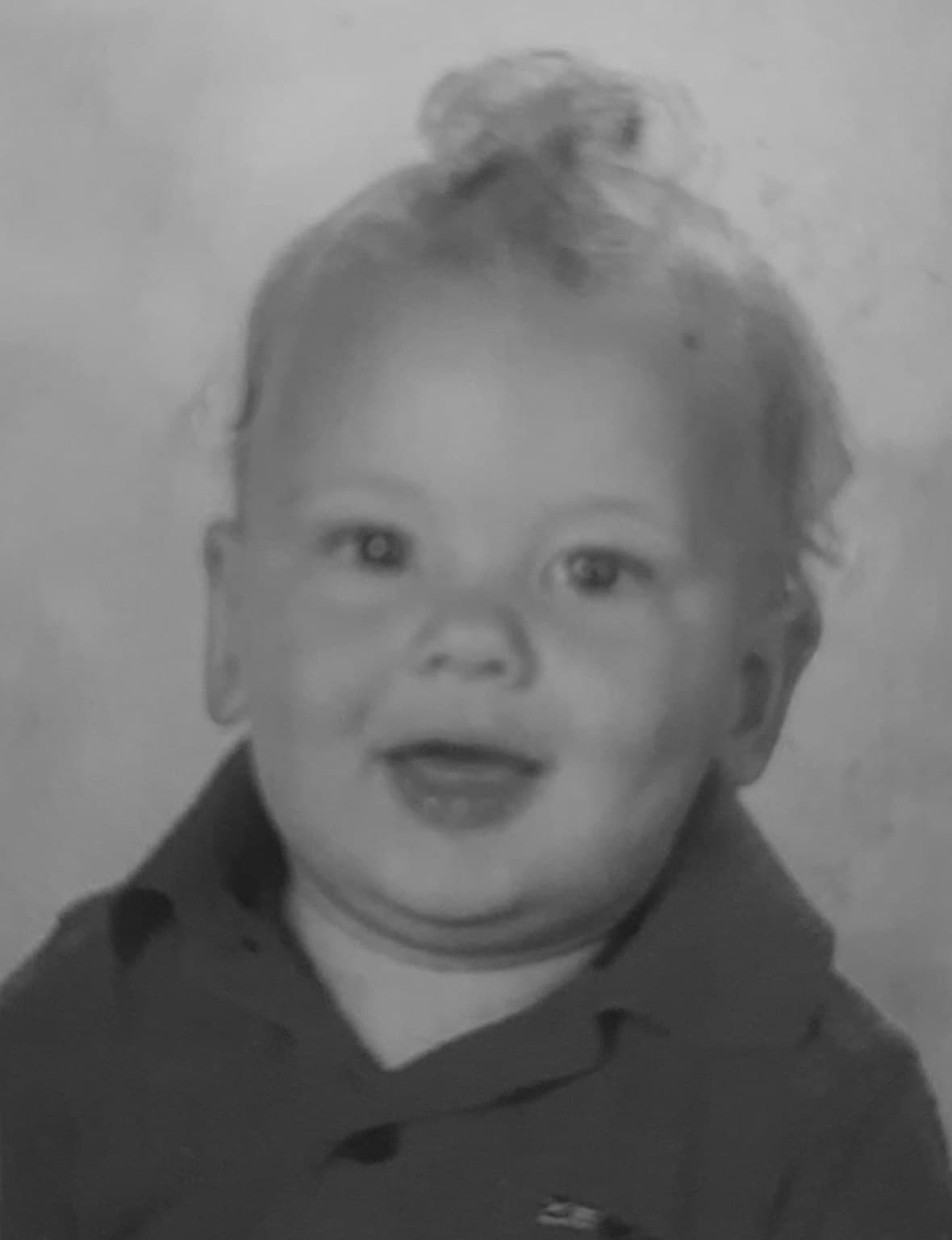 Jeugdfoto van Sebastiaan Beekenkamp